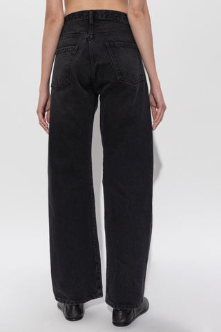 Maison Margiela BLACK Jeans with logo 4