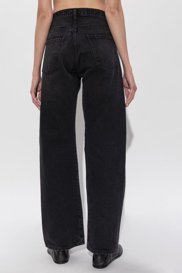 Maison Margiela BLACK Jeans with logo 4
