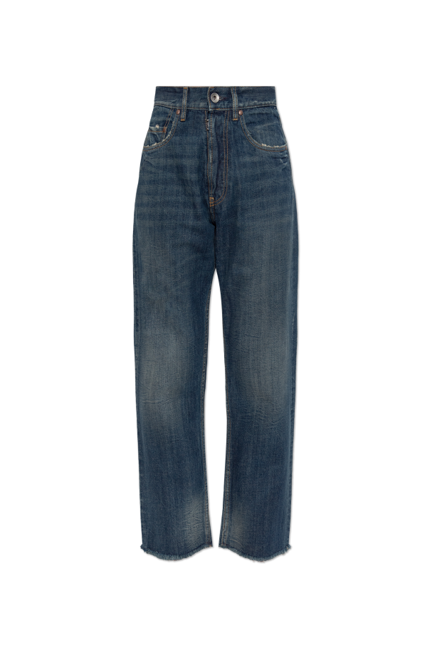 Maison Margiela BLUE Jeans with logo 1