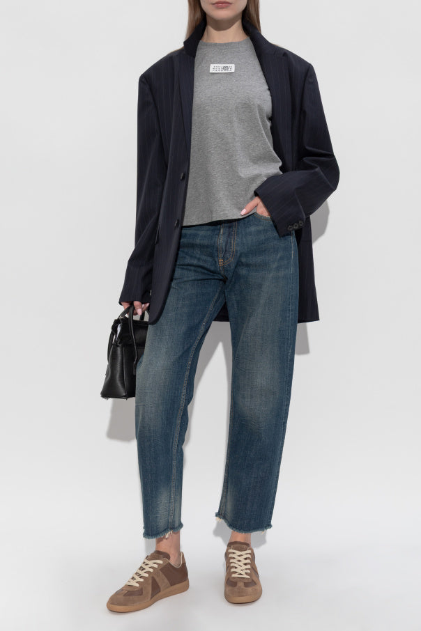 Maison Margiela BLUE Jeans with logo 2