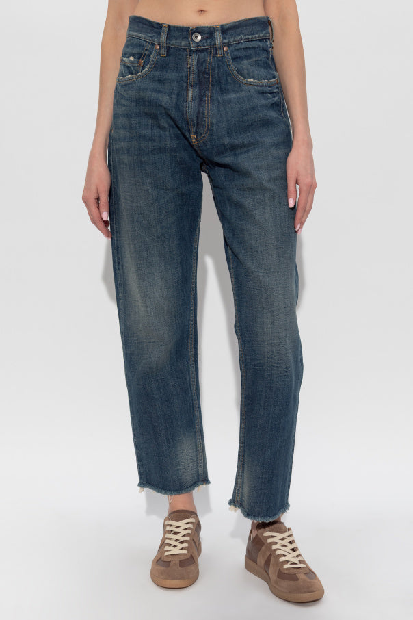 Maison Margiela BLUE Jeans with logo 3