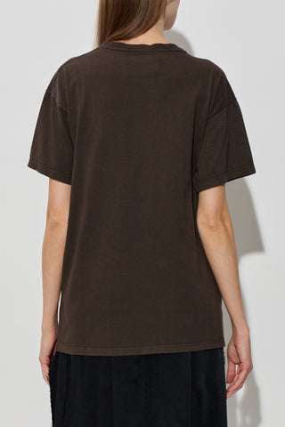 Maison Margiela BROWN T-shirt with logo 4