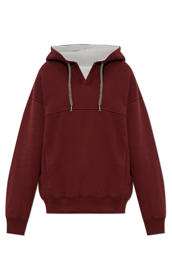 Maison Margiela BURGUNDY Hoodie 1