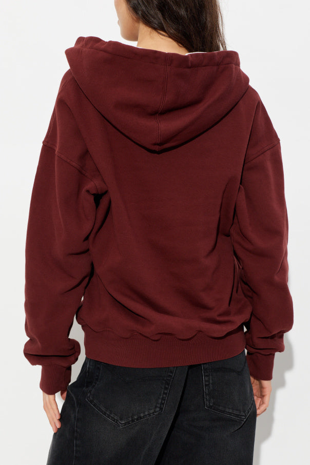 Maison Margiela BURGUNDY Hoodie 4