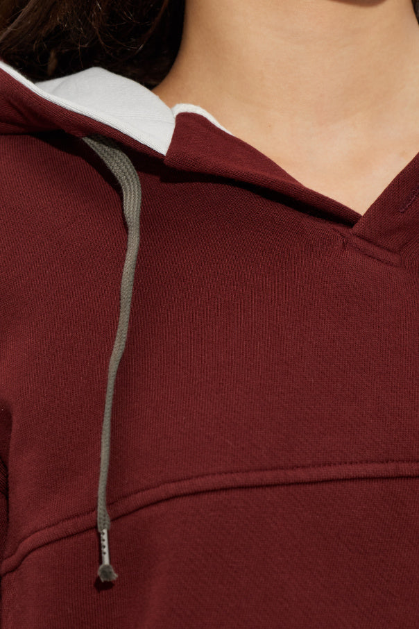 Maison Margiela BURGUNDY Hoodie 5