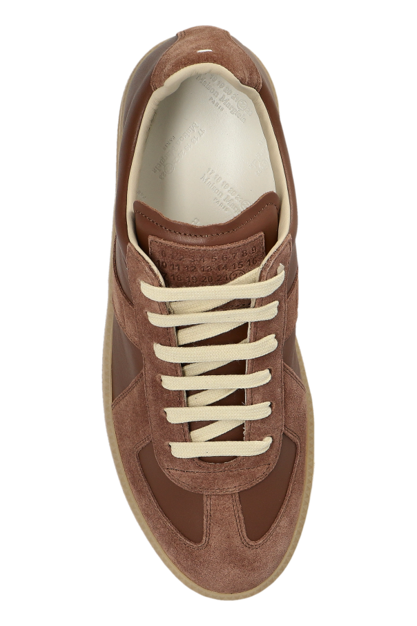 Maison Margiela BROWN Leather sports shoes 6