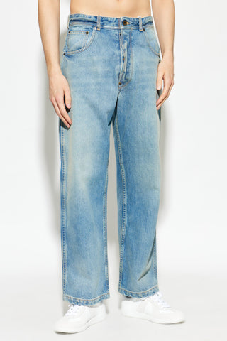 Maison Margiela BLUE Straight-leg jeans 3