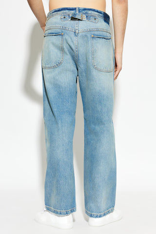 Maison Margiela BLUE Straight-leg jeans 4