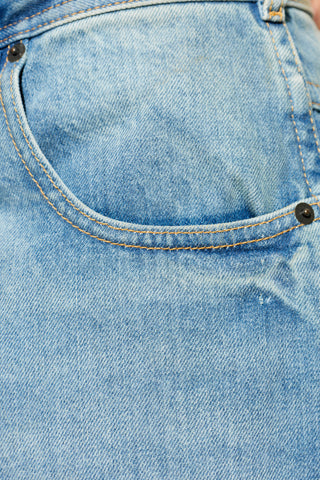 Maison Margiela BLUE Straight-leg jeans 5