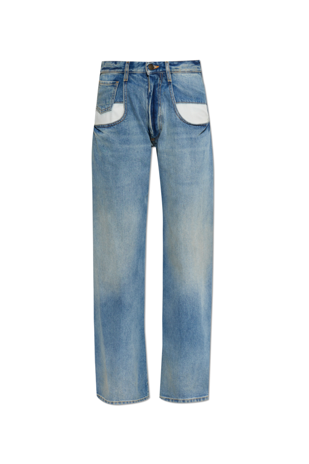 Maison Margiela BLUE Straight-leg jeans 1