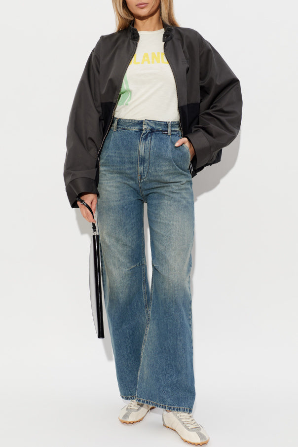 Maison Margiela cream T-shirt with print 2