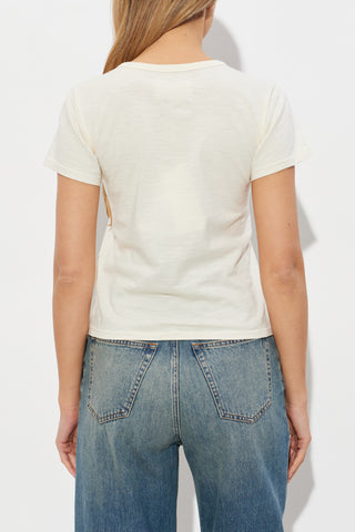 Maison Margiela cream T-shirt with print 4