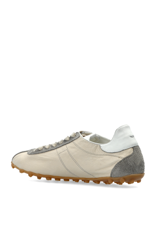 Maison Margiela cream Leather sports shoes 5