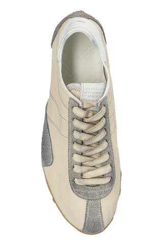 Maison Margiela cream Leather sports shoes 6