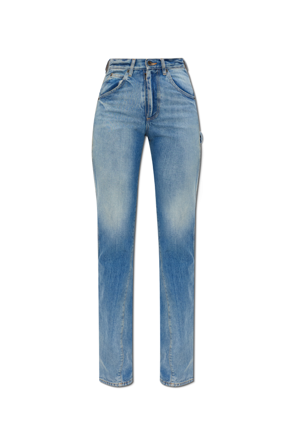 Maison Margiela BLUE Jeans with a 'vintage' effect 1
