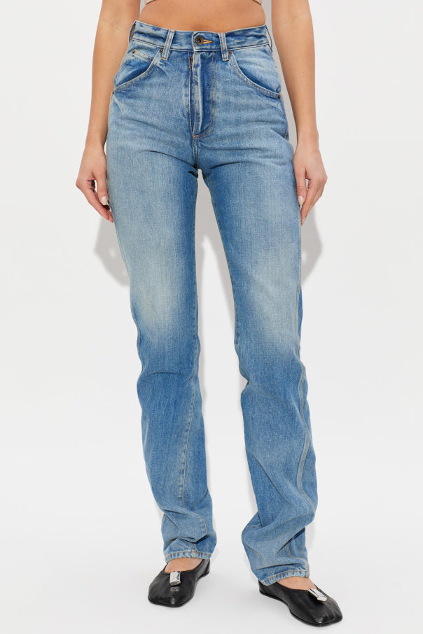 Maison Margiela BLUE Jeans with a 'vintage' effect 3