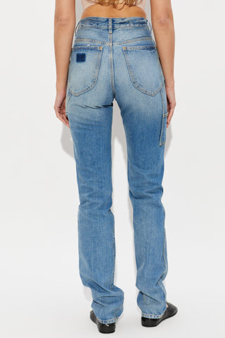 Maison Margiela BLUE Jeans with a 'vintage' effect 4