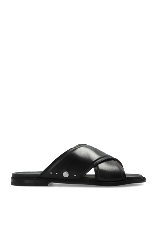 Maison Margiela BLACK Leather slides 1