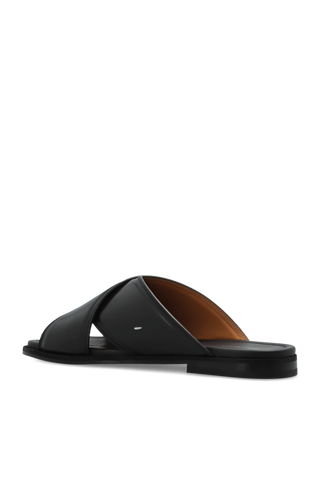 Maison Margiela BLACK Leather slides 5