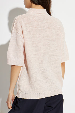 Maison Margiela PINK Linen polo 4