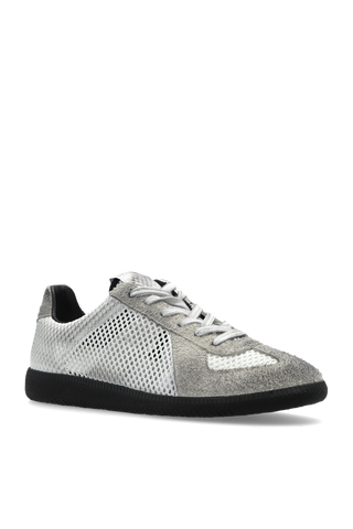Maison Margiela GREY Sports shoes with logo 4