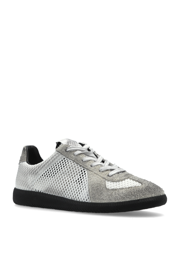 Maison Margiela GREY Sports shoes with logo 4