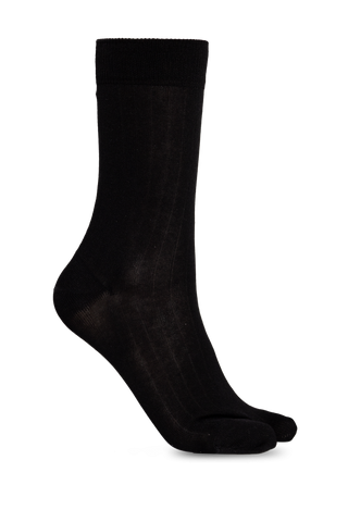 Maison Margiela BLACK Socks with ‘Tabi’ cut-out 1