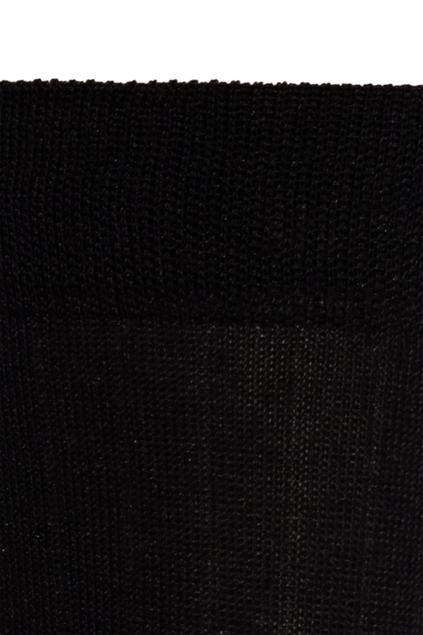 Maison Margiela BLACK Socks with ‘Tabi’ cut-out 2