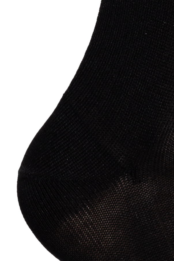 Maison Margiela BLACK Socks with ‘Tabi’ cut-out 3