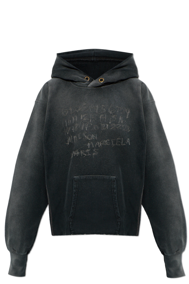 Maison Margiela GREY Sweatshirt with embroidery 1