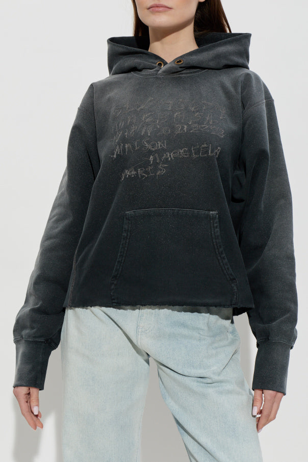 Maison Margiela GREY Sweatshirt with embroidery 3