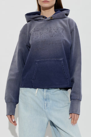 Maison Margiela NAVY BLUE Sweatshirt with embroidery 3