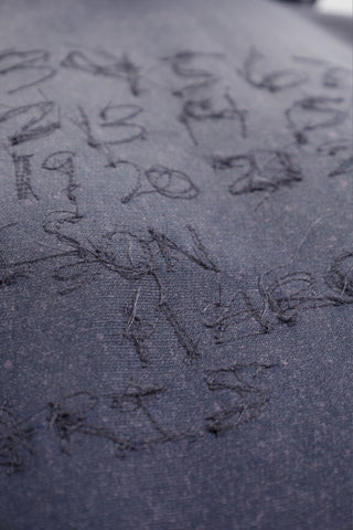Maison Margiela NAVY BLUE Sweatshirt with embroidery 5