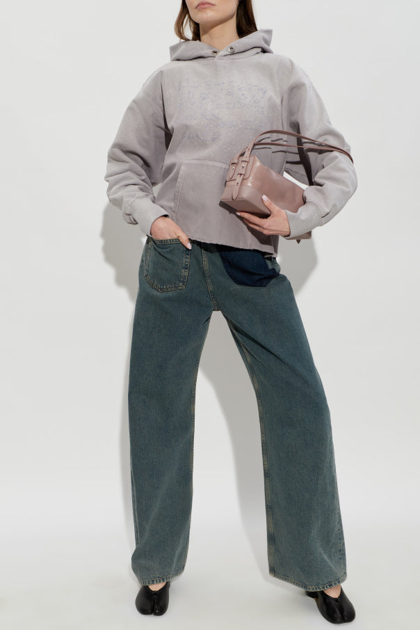 Maison Margiela GREY Sweatshirt with embroidery 2