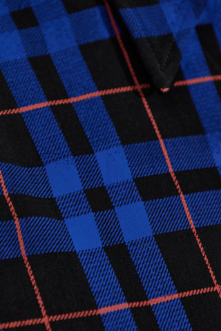 Maison Margiela NAVY BLUE Plaid T-shirt 5