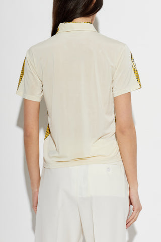 Maison Margiela YELLOW Plaid T-shirt 4