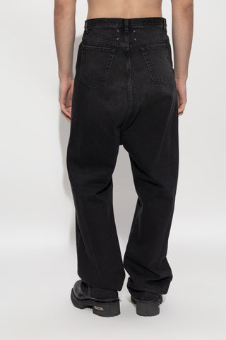 Maison Margiela BLACK Straight-leg jeans 4