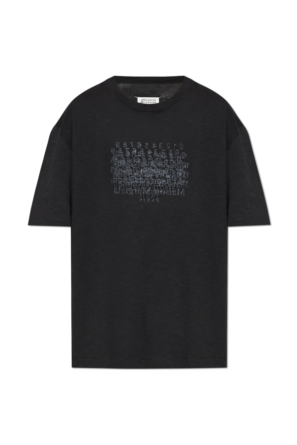 Maison Margiela BLACK ‘Oversize’ T-shirt 1