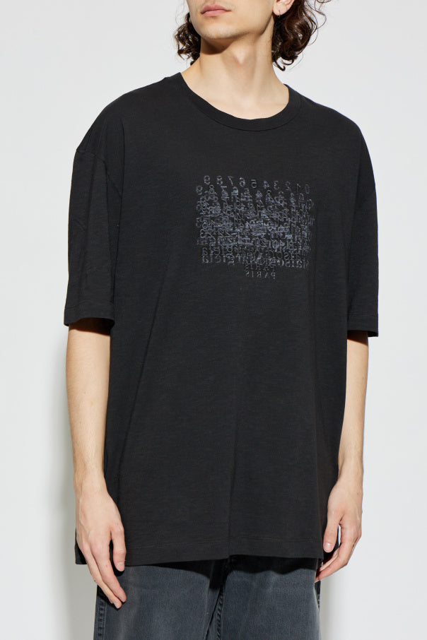 Maison Margiela BLACK ‘Oversize’ T-shirt 3
