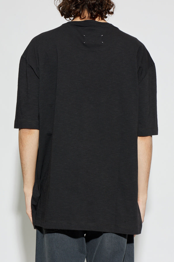 Maison Margiela BLACK ‘Oversize’ T-shirt 4