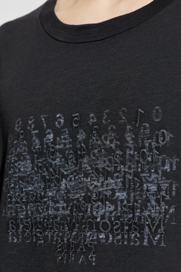 Maison Margiela BLACK ‘Oversize’ T-shirt 5