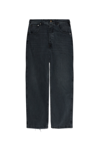 Maison Margiela BLACK Jeans with raw edge finish 1