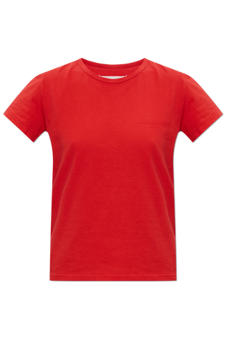 Maison Margiela RED T-shirt with logo 1