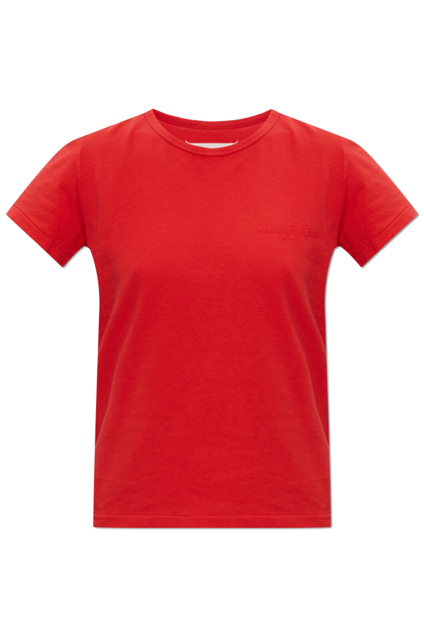Maison Margiela RED T-shirt with logo 1