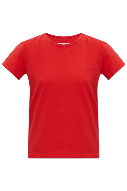 Maison Margiela RED T-shirt with logo 1