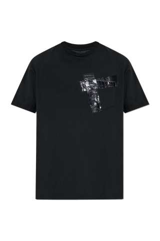 Maison Margiela BLACK T-shirt with print 1