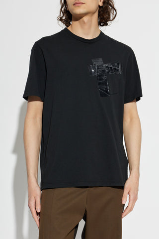 Maison Margiela BLACK T-shirt with print 3