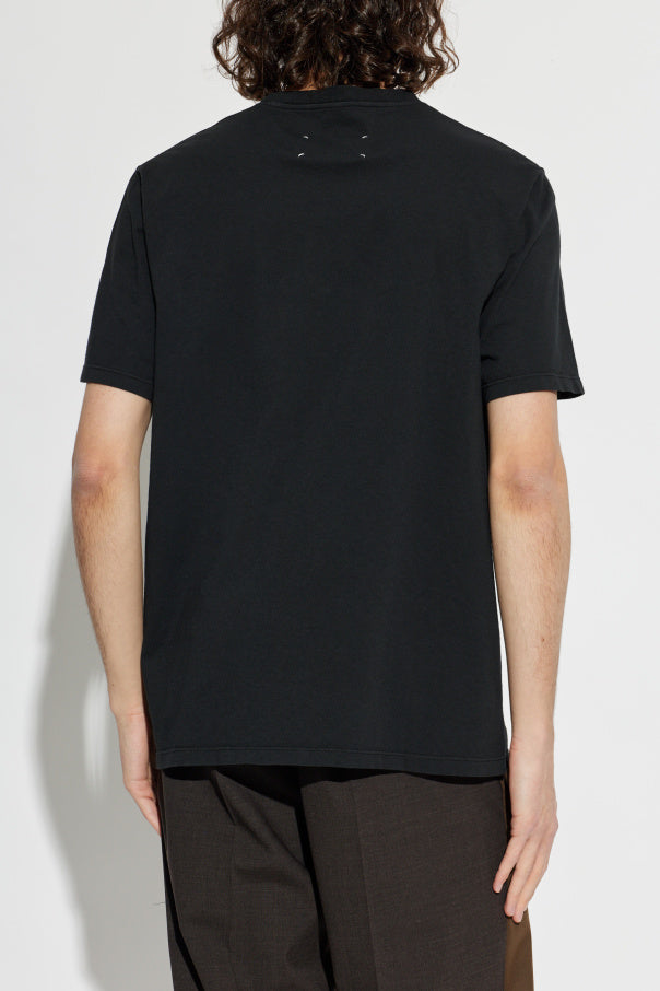 Maison Margiela BLACK T-shirt with print 4