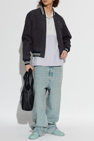 Maison Margiela BLUE Leather sports shoes 3