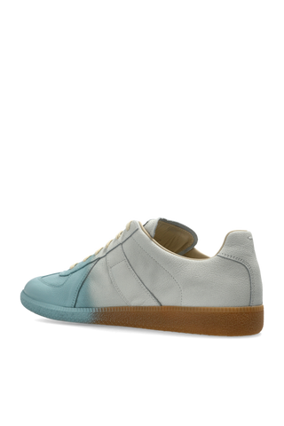 Maison Margiela BLUE Leather sports shoes 5